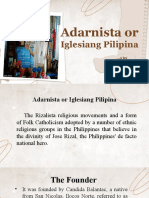 Adarnista Or: Iglesiang Pilipina