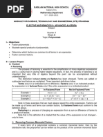 Elective Math 9 Modulette Q1W4