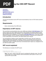 Understanding The Ces SPF Record