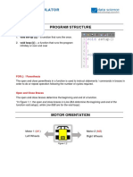 C-Robot Simulator: Program Structure
