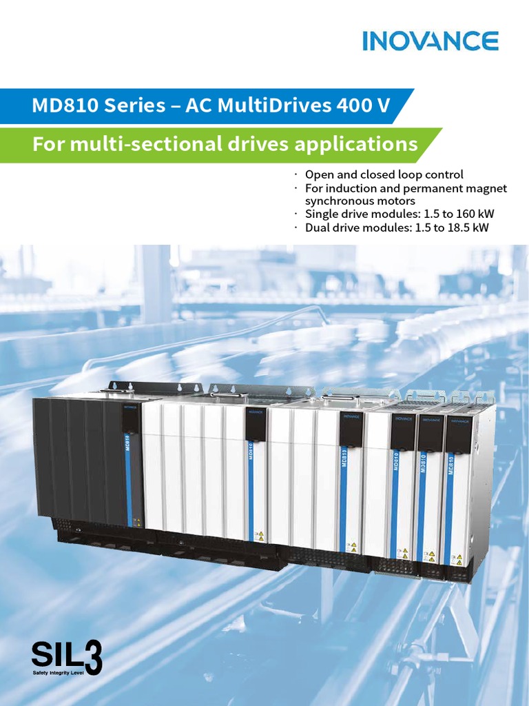 Md810 Series - Ac Multidrives 400 V For Multi-Sectional Drives ...