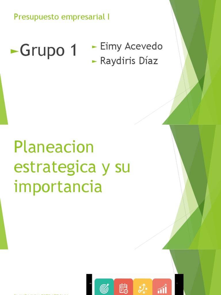 Importancia de la Planeación Estratégica | PDF | Relaciones personales ...