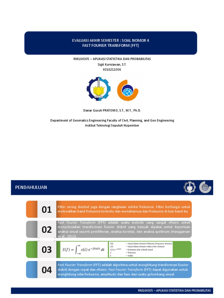 Perhitungan Menggunakan Fast Fourier Transform Pdf
