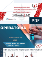 Aula Incor Anemia Pre Operatoria 10 Novembro 2021