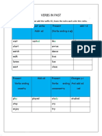 Ed-Suffix Worksheet