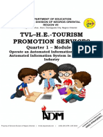 TourismPromotionServices - Q1 - Module 3 For Student
