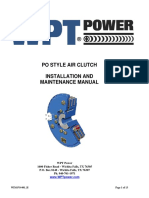 Po Style Air Clutch Installation and Maintenance Manual