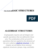 Algebraic Structures Algebraic Structures
