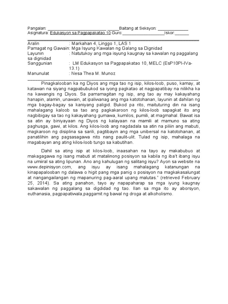 Las Esp 10 | PDF