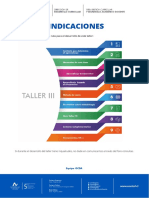 Indicaciones Taller III 2021