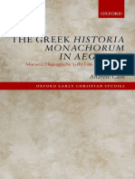 CAIN Andrew - The Greek Historia Monachorum in Aegypto. Monastic hagiography in the late fourth century (Oxford University Press 2016)
