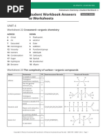 Chemistry Heinemann U4 Workbook Solutions, 2 (3rd Edition)