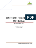 I Informe Gobierno Municipal 2010-2011