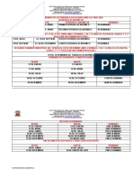 Calendario de Actividades Escolares Año Lectivo 2022