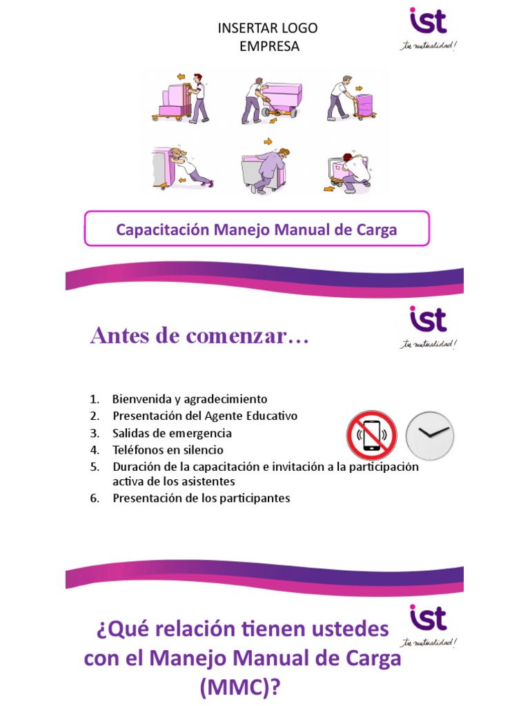 Capacitación en Manejo Manual de Carga | PDF