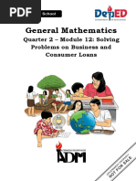 GenMath11 - Q2 - M 12 Solving Problems On Business and Consumer Loans