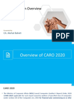 CARO 2020 Overview