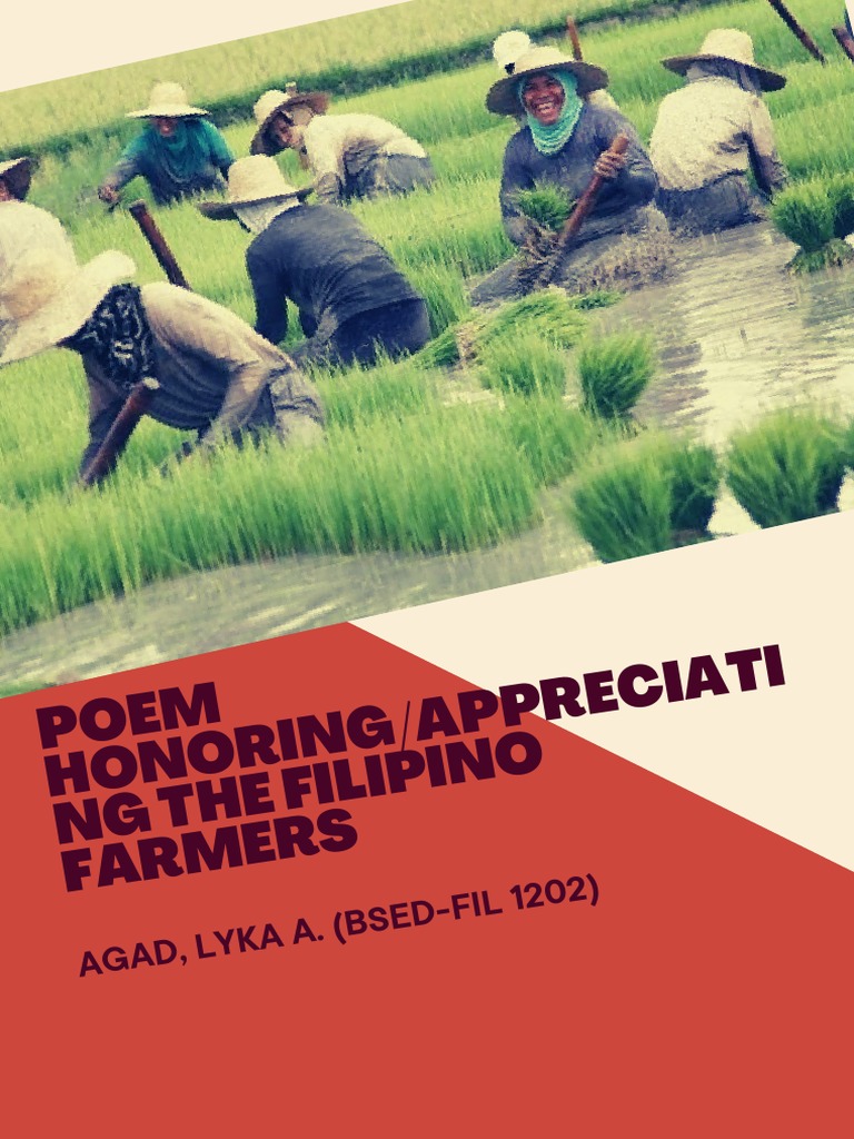 Poem (Honoring and Apperciating The Filipino Farmers) | PDF