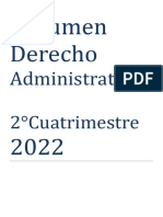 Resumen Derecho Administrativo I (2022)