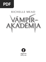 Richelle Mead: Vámpírakadémia