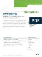 Luxeon 3020: Industry'S Most Compact, Highest Drive Current 3V Mid Power Led