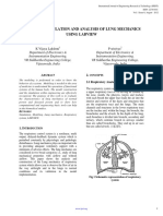 Modeling, Simulation and Analysis of Lung Mechanics Using Labview
