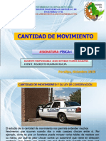 115.1 Cantidad de Movimiento