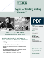 101 Best Strategies For Teaching Writing: (Grades 6-12)