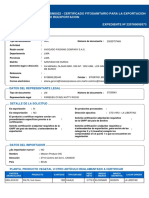 Sns022 - Certificado Fitosanitario para La Exportacion O Reexportacion EXPEDIENTE #220760009373