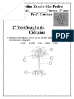 Prova de Ciencias 2º Bimestre 2021