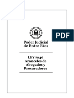 LEY-7046-Aranceles-de-Abogados-y-Procuradores Entre Rios