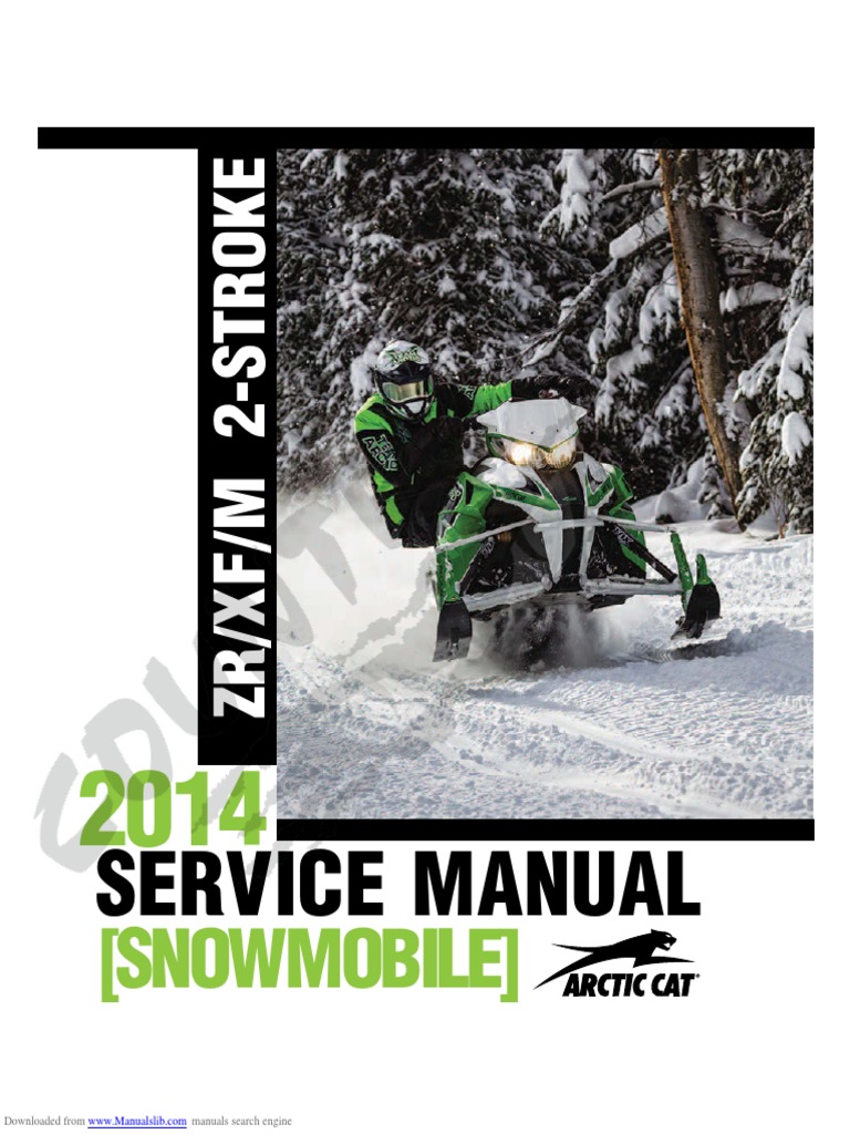 Service Manual: (Snowmobile) | PDF | Piston | Gasoline
