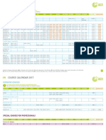 Goethe Institut Course Calendar 2017