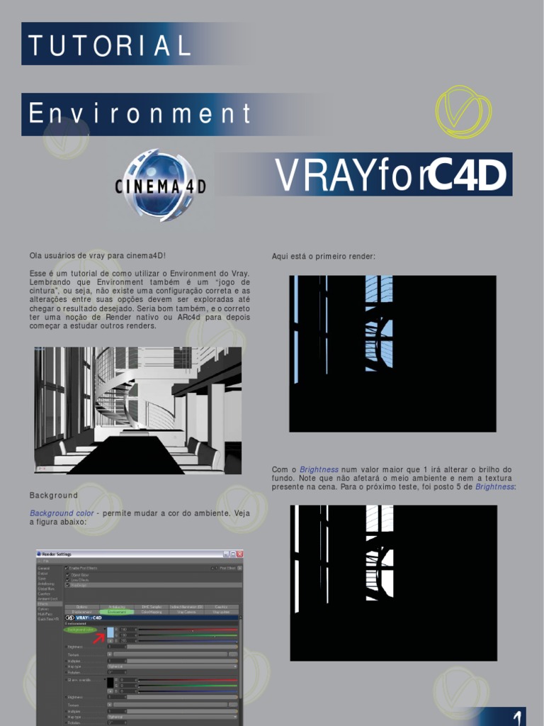 Tutorial Vray - Environment | PDF