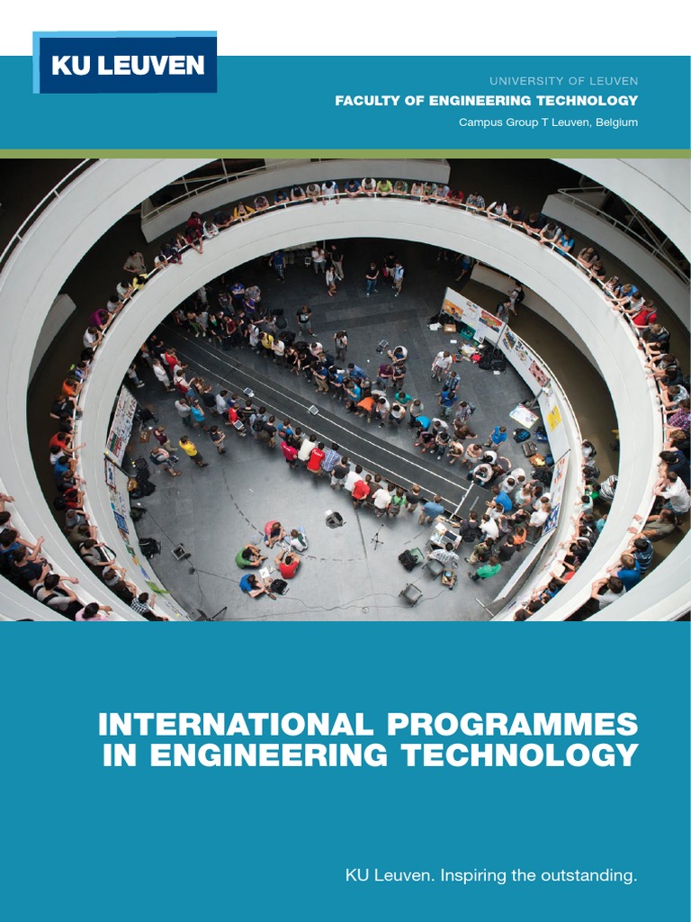 KU Leuven Engineering Technology Programs | PDF | Engineering ...