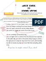 Quick Guide: To Journal Writing