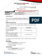 Cronograma Parciales - Quimestre - UEJA - 2022 - 2023