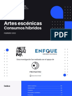 VF - Artes Escénicas Consumos Híbridos - Alternativa y Enfoque - Febrero 2022