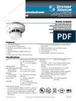 400 Series Direct-Wire Photoelectronic Smoke Detector: Models Available