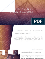 Sem 9 Formulacion de Recomendaciones