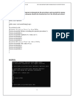 Object Oriented Programming Lab Mca Department, Krupanidhi Group of Institutions