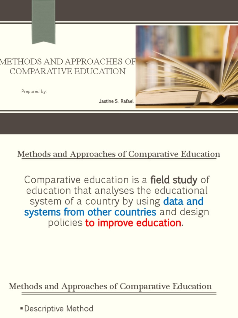 Methods and Approaches in Comparative Education | PDF | Hypothesis ...