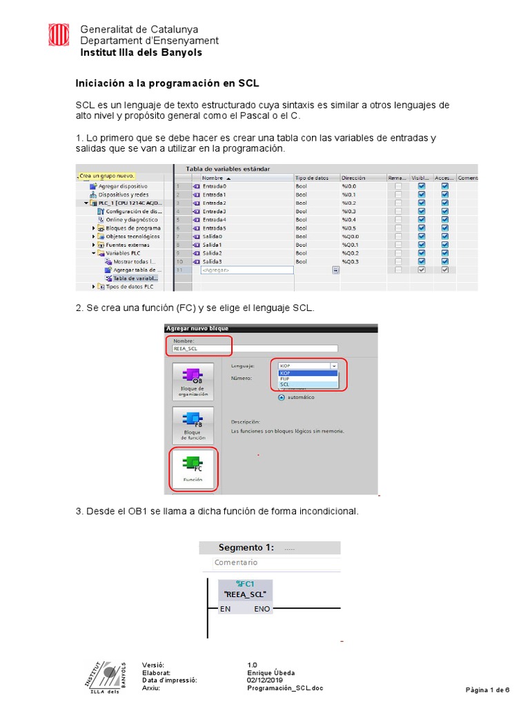 Introducción a la Programación SCL | PDF | Lenguaje de programación ...