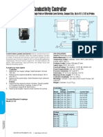 Conductivity Controller: Single Point or Differential Level Service, Compact Size, Up To 6 Ft. (1.82 M) Probes