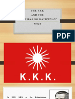 The KKK and The "Kartilya NG Katipunan": Group 2