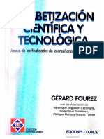 Alfabetización Científica y Tecnológica - Gerard Fourez