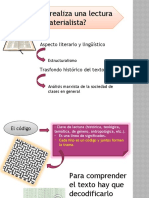 Introducción A La Exégesis Del Nuevo Testamento - Lectura Materialista - Diapositivas 2