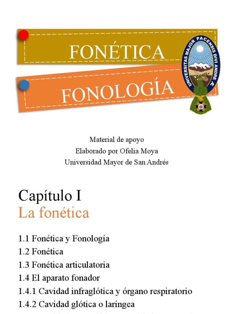 Fonética y Fonología CAP 1 Y 2 | PDF | Fonética | Voz humana