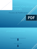 1 Programación de Las Operaciones - Proceso de Planificación