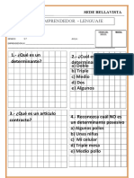 Desafio Emprendedor Lenguaje Tercero. N.°2